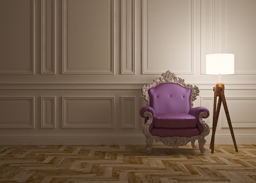 Elegant visgraat patroon